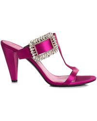 closed toe slip on heels