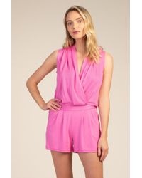 Trina Turk Giselle Romper - Pink