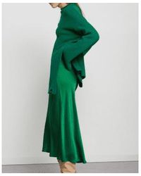 Ottod'Ame - Ottoname Viscose Midi Skirt Emerald 38 - Lyst