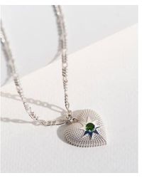 Zoe & Morgan - Brave Heart Chrome Diopside Necklace Sterling - Lyst