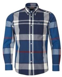 Barbour - Harris Tailored Shirt Summer Navy S - Lyst