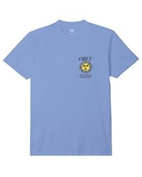 Obey - T Shirt Bleu Ciel 1 - Lyst