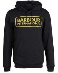 Barbour - International pop über hoodie schwarz - Lyst