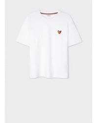 Paul Smith - Swirl Heart T Shirt Xs - Lyst