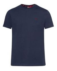 Merc London - Keyport T-shirt Navy 2xl - Lyst
