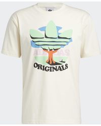 adidas Originals Non Dyed Trefoil Tree T Shirt - Multicolore