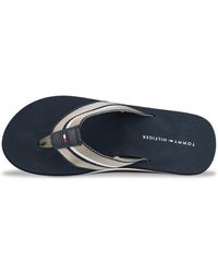 tommy hilfiger satin beach sandals