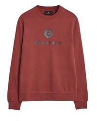 Belstaff - Signature Crewneck Sweatshirt Lava M - Lyst