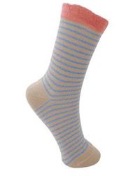 Black Colour - Flash Stripe Glitter Sock Onesize - Lyst