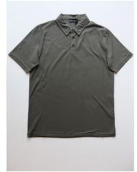 Roberto Collina - Green Short Sleeve Polo Shirt - Lyst