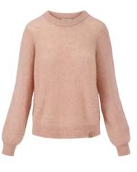 Zusss - Knitted Sweater With Round Neck Old Large - Lyst