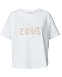 Rabens Saloner - T-shirt margot love - Lyst