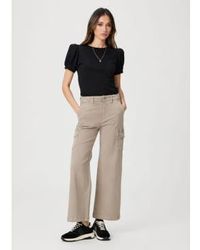 PAIGE - Carly Cargo Vintage Moss Taupe - Lyst