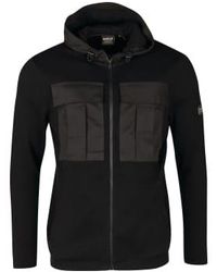 Barbour - International element hoodie-sweatshirt schwarz - Lyst