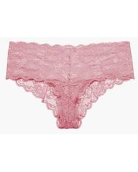 Cosabella - Never Say Hottie Low Rise Boyshort Pink S/m - Lyst