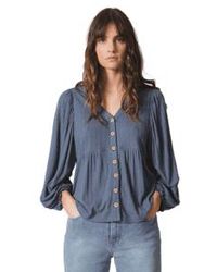 indi & cold - Indi And Cold Long Sleeve Blouse In From - Lyst