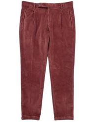 Fresh - Pantalon chino plissé en velours côtelé en cuivre - Lyst