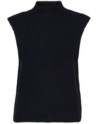 SELECTED Melena Knit Black Vest