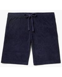 Hartford - Marina algodón terry drawstring bermuda shorts - Lyst