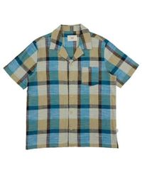 Folk - Soft Collar Shirt Multi Gingham Check / M - Lyst
