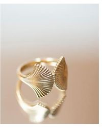 Zoe & Morgan - Ariel Ring Plated Sterling Silver - Lyst