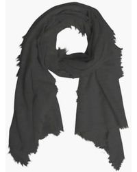 PUR SCHOEN - Hand Felted Cashmere Soft Scarf Anthracite + Gift - Lyst