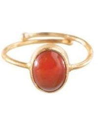 A Beautiful Story - Ring Visionary Carnelian Sustainable & Fairtrade Choice - Lyst