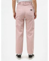 pink dickies carpenter pants