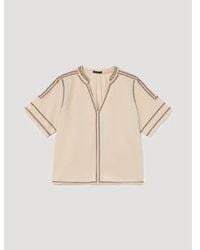 SKATÏE - Cotton Shirt With Embroidery Detail L - Lyst