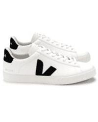 Veja - Campo chromefree leather extra black trainers - Lyst