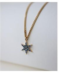 Zoe & Morgan - Limited Edition Sapphire Mini Anahata Necklace One Size - Lyst
