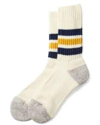RoToTo - Old School Ribbed Socks /yellow - Lyst