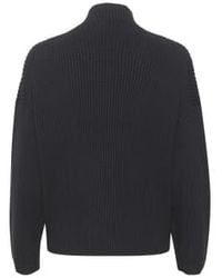 Part Two - Angeline Organic Cotton Knitted Pullover Dark - Lyst