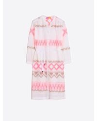 Vilagallo - & Neon Pink Shirt Dress Size Xsmall - Lyst