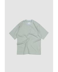 Still By Hand - Knitted Rib T-shirt Mint 2 - Lyst