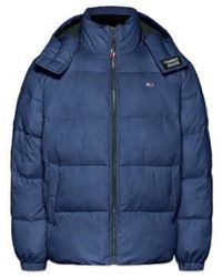 Tommy Hilfiger - Tommy Jeans Essential Poly Jacket Twilight Navy - Lyst