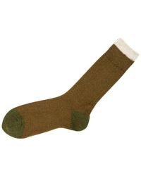 Patapaca - Melange Socks Olive / Army - Lyst