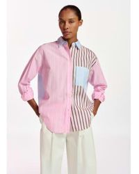 Essentiel Antwerp - Famille Patchwork Stripe Shirt - Lyst