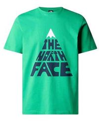 The North Face - T-shirt Mountain Play Uomo Optic Emerald S - Lyst