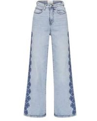 Sisters Point - Owi Wide Leg Jeans Light S - Lyst