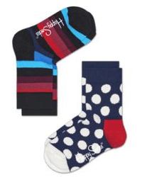 Happy Socks - 2-Pack-Big Dot-Socken KSTR02 6001 - Lyst