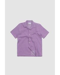 Universal Works - Road Shirt Lilac Tile 2 Cotton S - Lyst