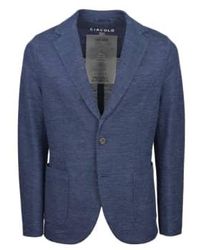 Circolo 1901 - Blue Linen And Cotton Blend 2 Button Jacket Cn3966 - Lyst