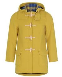 Burrows and Hare - Water Repellent Duffle Coat Mustard Xl Yellow - Lyst