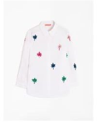 Vilagallo - Sophie Embroidered Shirt - Lyst