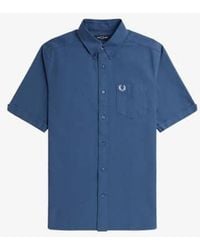 Fred Perry - Oxford Shirt Midnight - Lyst