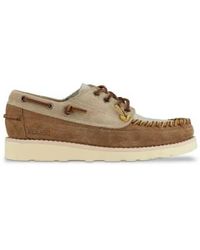 Sebago - Camel And Papyrus Campsides Cayuga Shoes - Lyst