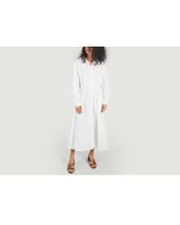 Skall Studio - Ava Long Cotton Shirt Dress 34 - Lyst