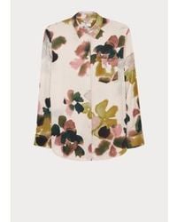 Paul Smith - Marsh Marigold Printed Relaxed Fit Shirt It42-uk10 - Lyst