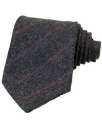 40 Colori - Dünne gestreifte wolle krawatte - Lyst